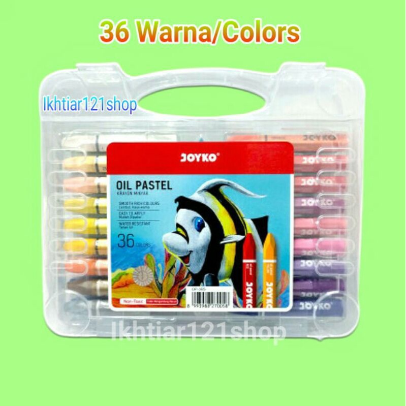 

Crayon Oil Pastel Joyko/Krayon Minyak Berkualitas Bagus isi 36 Warna