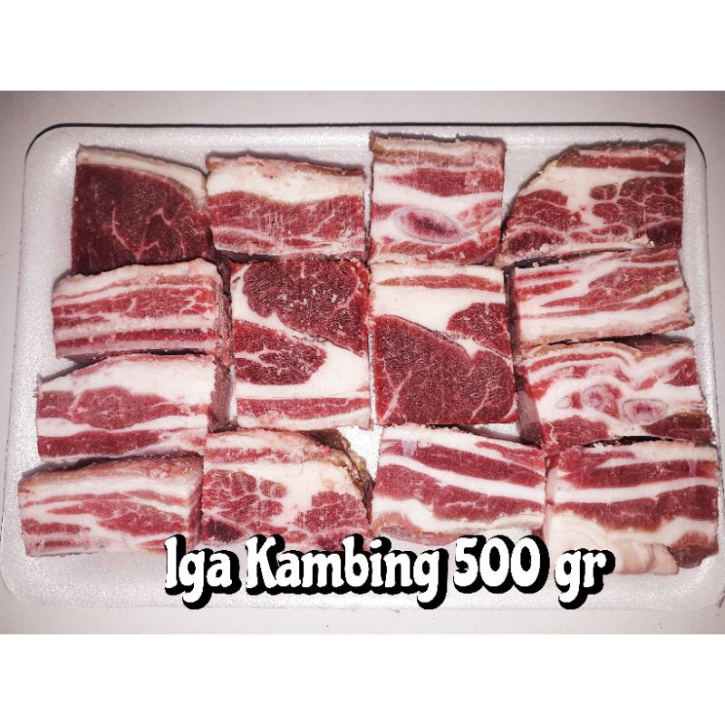 

Iga Kambing Potong 500 gr