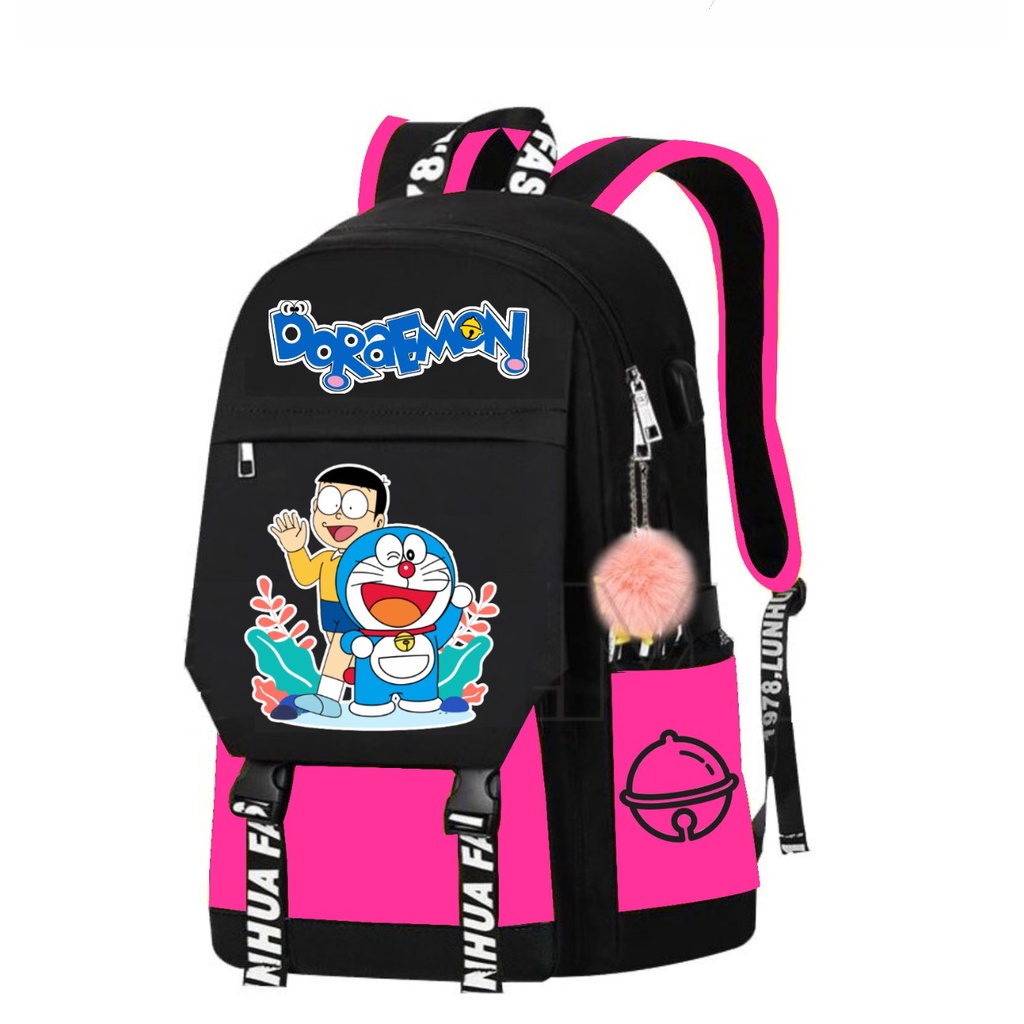 tas ransel anak sekolah PREMIUM karakter kartun DORAEMON terbaru 2022 bisa bayar di tempat ( COD )