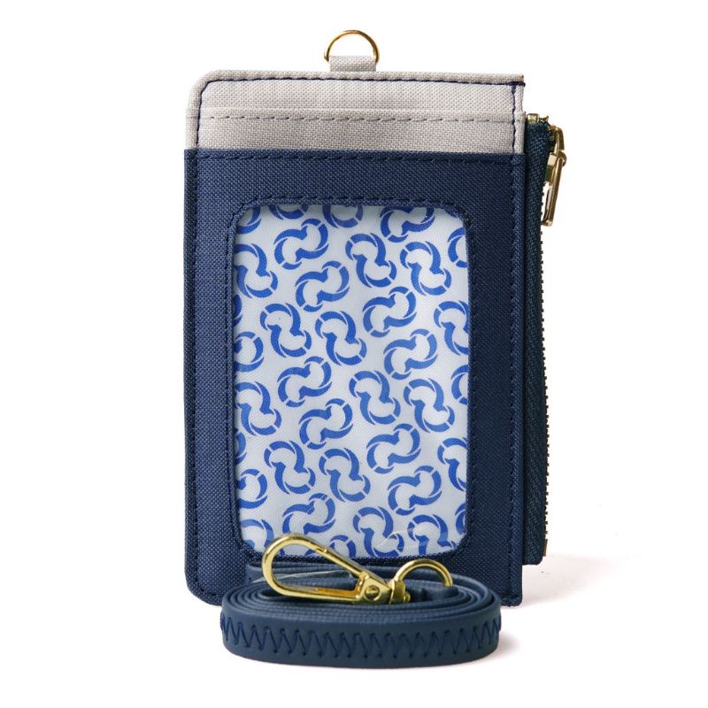 

Wallts Lanyard ID card Dompet Kartu Kara Navy Grey