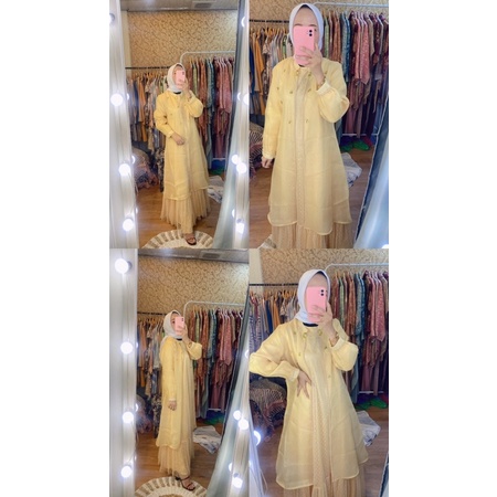 One Set Organza Outer