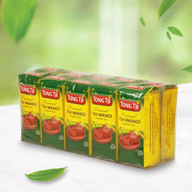 

Jqm95 Tong Tji Premium Jasmine Tea ( Teh Seduh ) Per slop ( 10pack isi 50gram ) Jadilah Yang Pertama