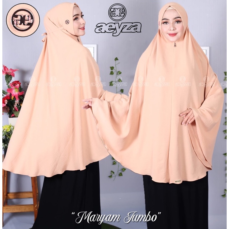 Hijab Instan Jumbo Cringkle Airflow (Size 4L) by Aeyza