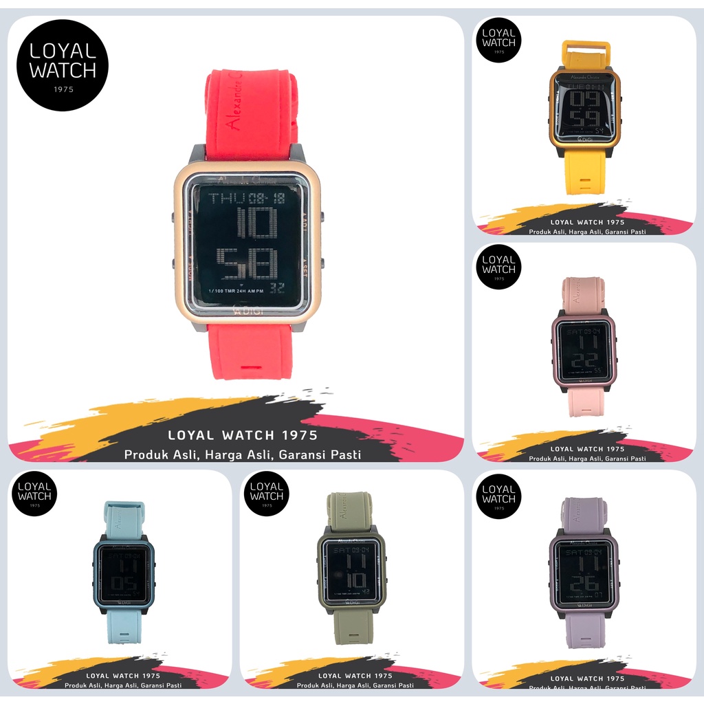 Loyal Watch 1975 - Jam Tangan Alexandre Christie Wanita  9344
