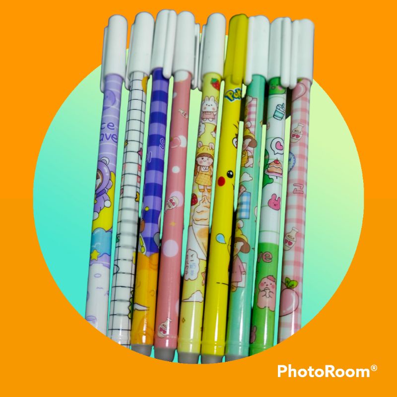 

Pulpen Pena Bisa Dihapus Motif Lucu Erasable Pen