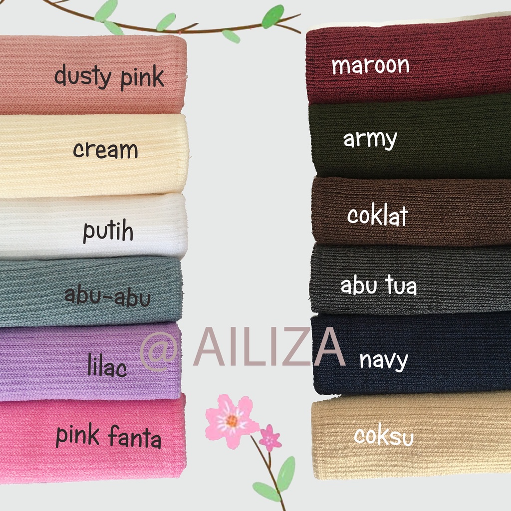 Ciput Rajut Premium / Ciput Rajut Polos / Iner Rajut Premium / Ciput Rajut Murah / Ciput Bandana Raj