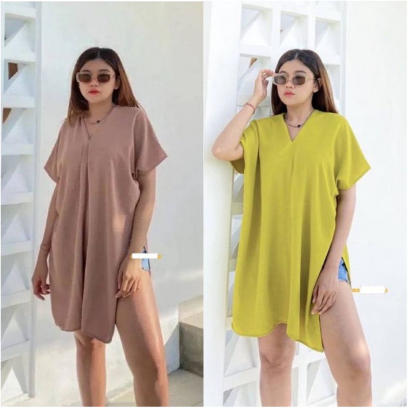 NAGITA LONG SQUARE | ATASAN WANITA | Nagita Long Square Terbaru Airflow Crinkle Blouse Atasan Big Size Wanita Oversized Top Cewek/NAGITA LONG SQUARE CRINGKEL AIR FLOW /