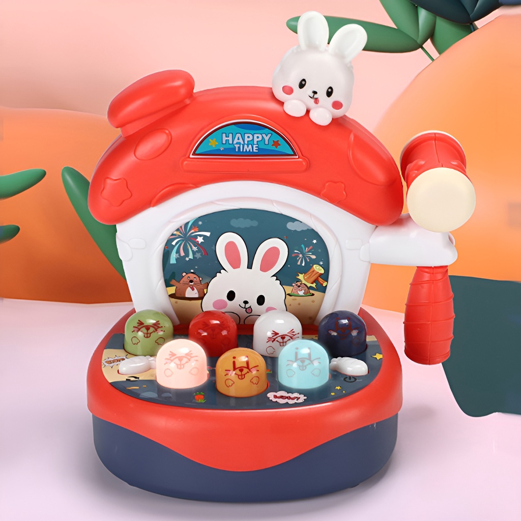 Happy Hamster | Mainan Pukul Tikus Music | Mainan Edukasi Anak 2-3-4 Tahun Laki Laki | Kado Ultah Anak Perempuan Terbaru 2023