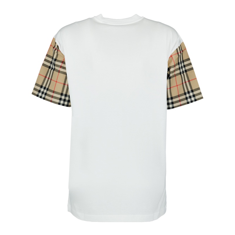 Brberry Carrick Serra Oversize Tee White 100% Original