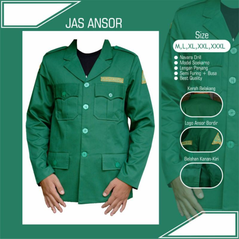 Jaz Ansor Soekarno Panjang Jas Ansor Soekarno