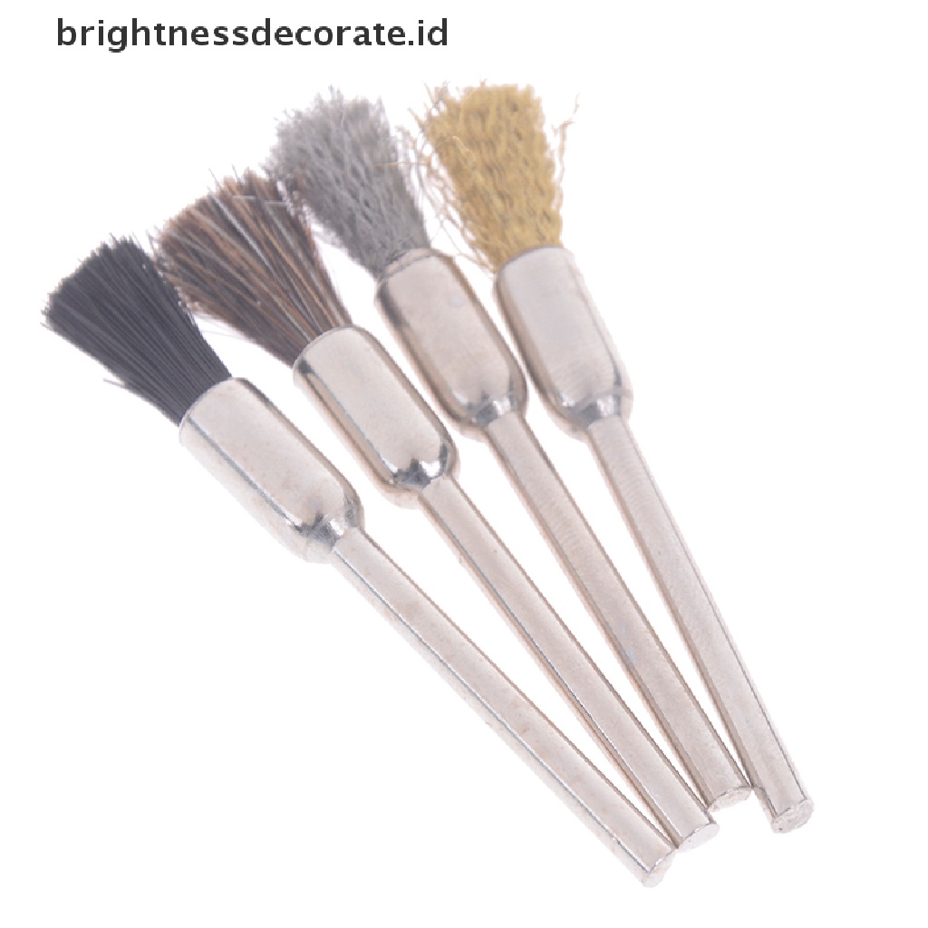 [Birth] 1pcs Sikat Pembersih Mata Bor Kuku Electric Manicure Drills Copper Wire Cleaner [ID]