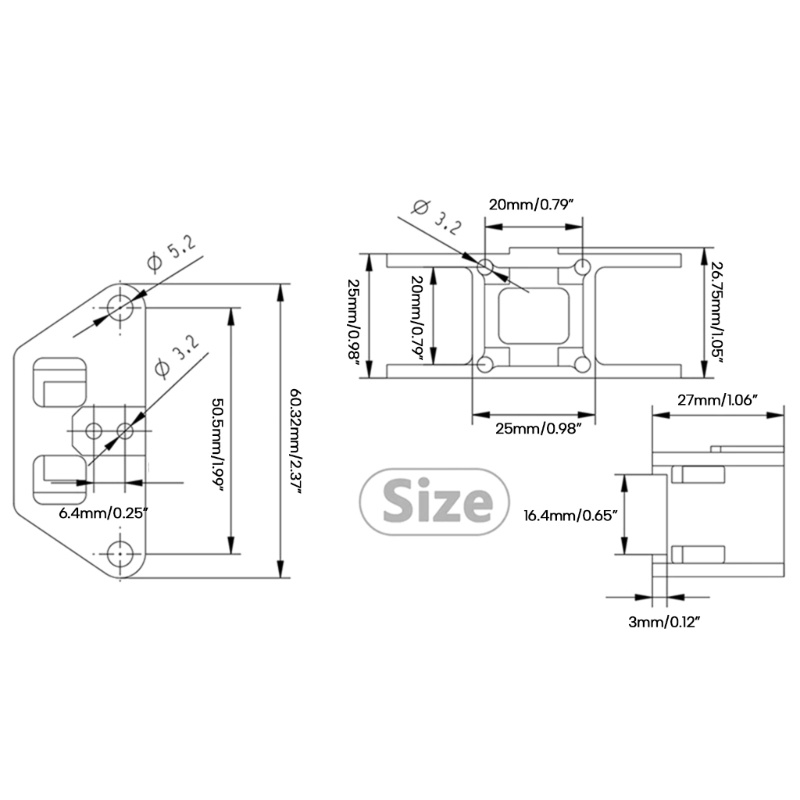 Zzz 2Pcs Gantry Y Aluminium VzBoT Presisi Tinggi Untuk Printer 3D Ultra-High-Speed