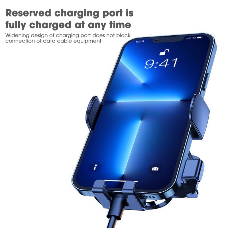 Universal Gravity Phone Holder Car Mobile Mount Stand Ventilasi Udara Hook Klip Navigasi Phone Holder Aksesoris Otomatis