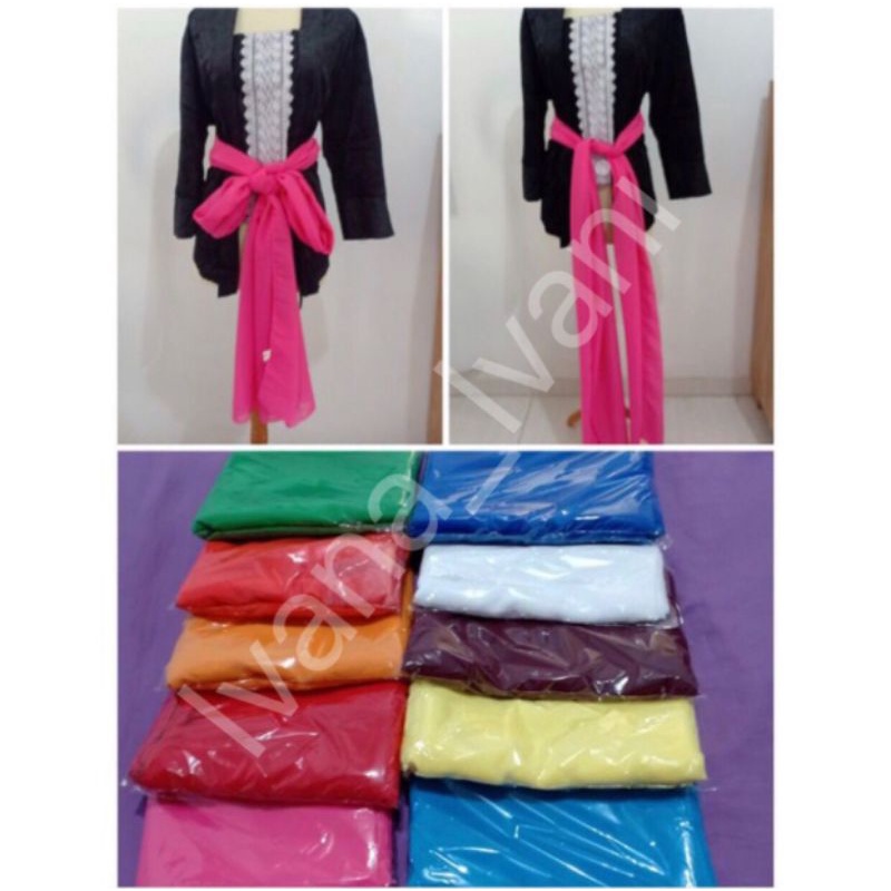 Selendang Tari ,Selendang Chiffon ,Selendang Halusan,Pinggiran Neci ,Selendang lebar -/+56 cm x 3 meter,