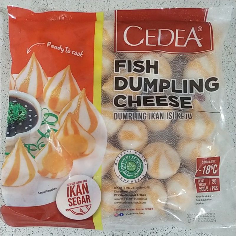 

CEDEA FISH DUMPLING CHEESE 500 Gr
