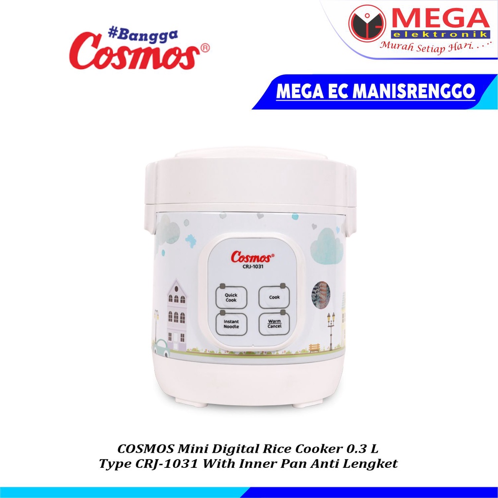 Jual COSMOS MINI DIGITAL RICE COOKER CRJ1031 RICE COOKER COSMOS CRJ