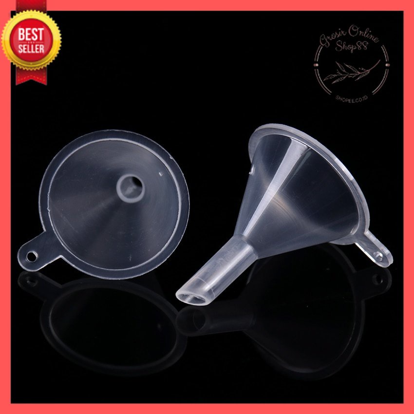 GOS -A411- Corong Plastik Transparan Mini - Corong Mini Bahan Plastik Untuk Botol Minyak