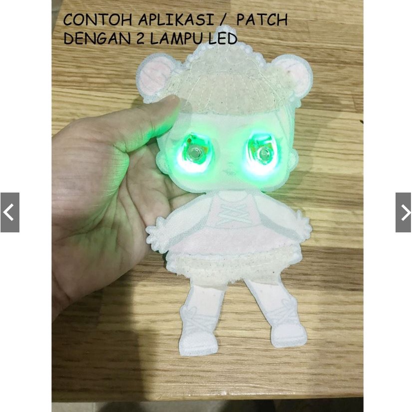 APLIKASI PATCH LL LED SIZE 20 CM IMPORT PART 1