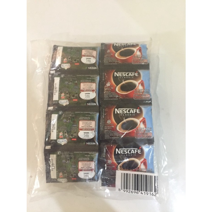

Kopi-Bubuk- Nescafe Classic 2Gr (Pembelian Keliapatan 10) -Bubuk-Kopi