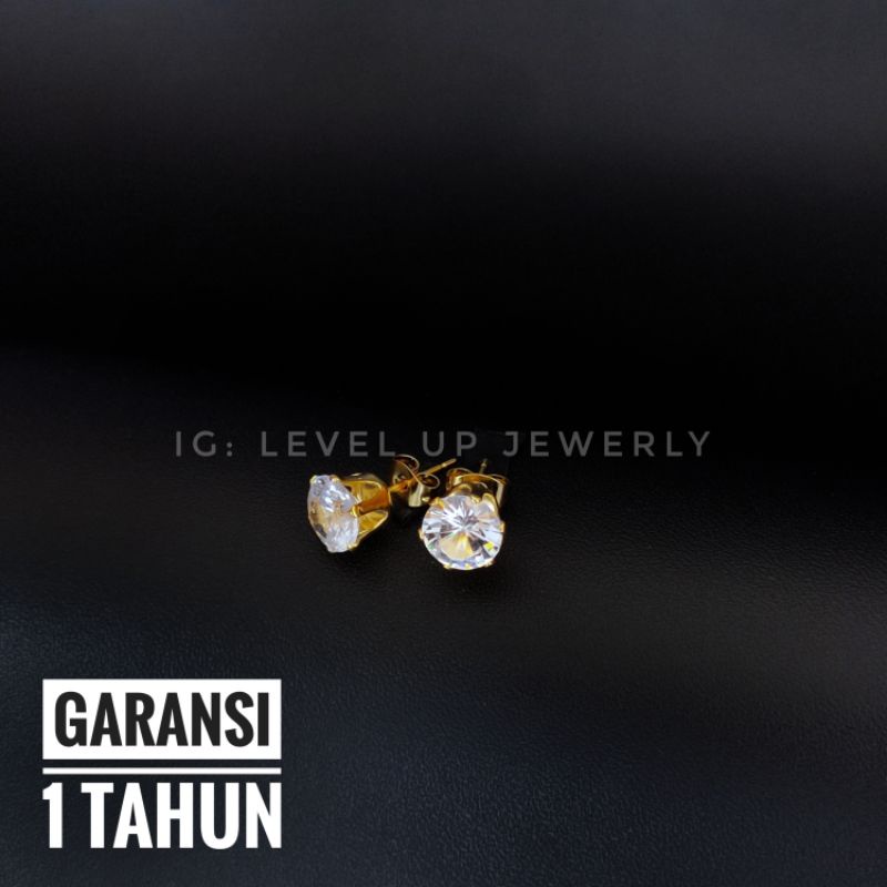 Anting Tusuk Besar | Anting Anti Alergi | Anting Stainless Steell | Anting Anti Karat | Garansi Seta