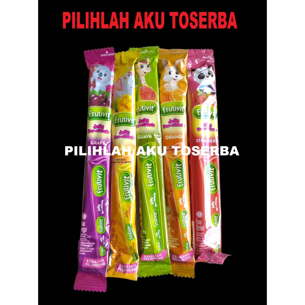 Frutivit Jelly Stick Ber-Vitamin - ( HARGA 1 DUS ISI 9 BOX )