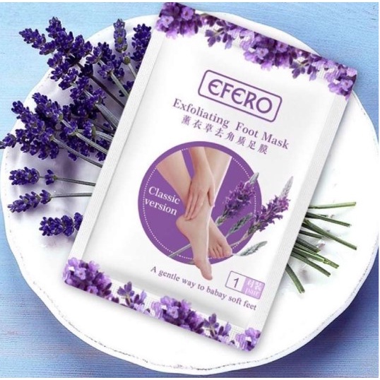 EFERO Foot Peeling Mask Masker Kaki Remove Dead Skin Peeling Badan Foot Care Untuk Spa Kaki Exfloati