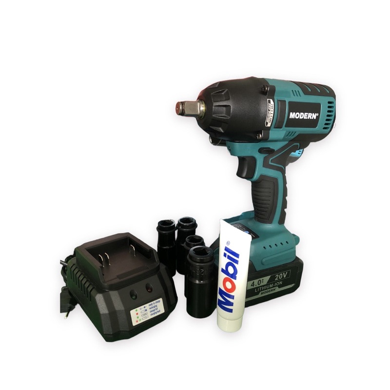 MODERN Impact baterai 20 V M65 / Cordless impact wrench M65 / Alat buka baut Mobil dan Motor / Alat bengkel