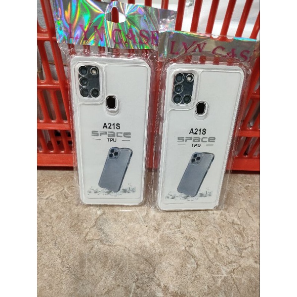 Softcase Samsung A21S Silikon Casing Case Bening Transparan Pelindung Pro Camera