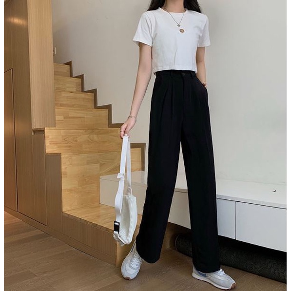 RSB CPG370 Celana Kain Wanita Highwaist Kasual Celana Wanita Kulot Fabric Cullotes Pants Celana Panjang