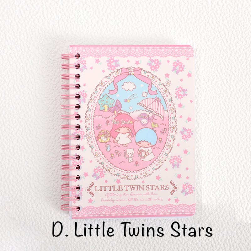 DIARY RING KECIL SANRIO MINI NOTEBOOK KUROMI MINIBOOK HELLOKITTY MEMO KECIL SNOPPY MEMO RING RING MINI BOOK RINGBOOK DIARY RING KARTUN LUCU CINAMOROLL DIARY BUKU CATATAN KECIL MY MELODY @banyak