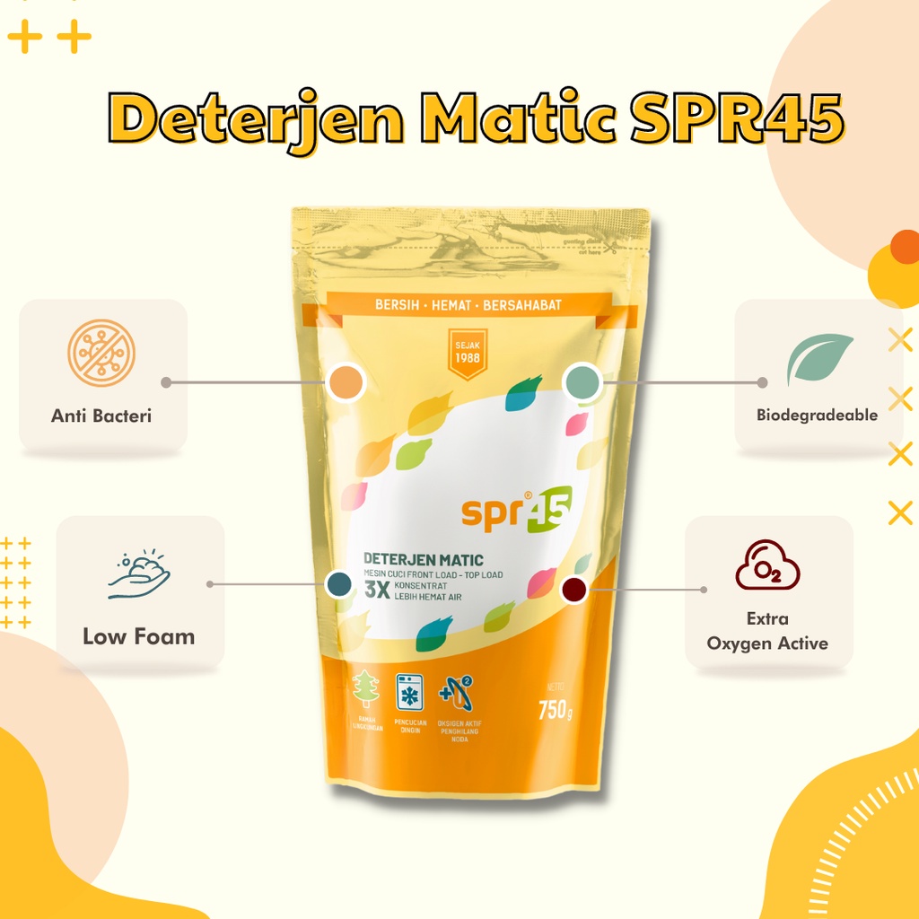 Detergen Matic Laundry SPR45 Deterjen Bubuk 750 Gram