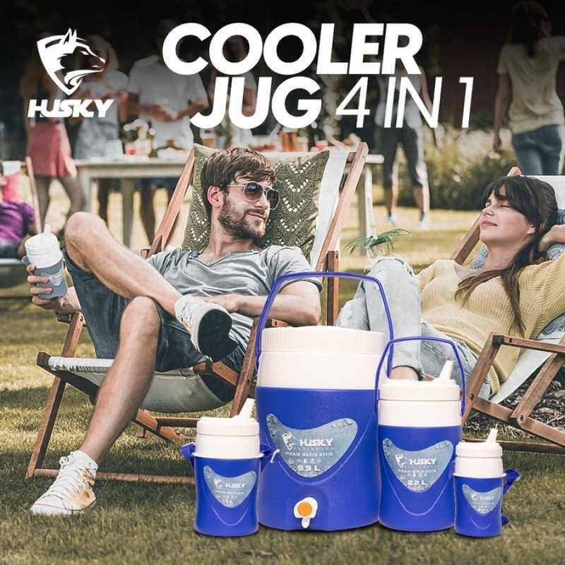 Husky Cooler Jug 4in1 Set