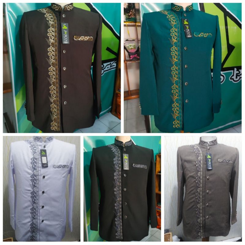 Jas koko Jasko J22 by Jasco Tasik Jasko pria Dewasa Berkualitas premium Jasko bordir. jasko Mandarin