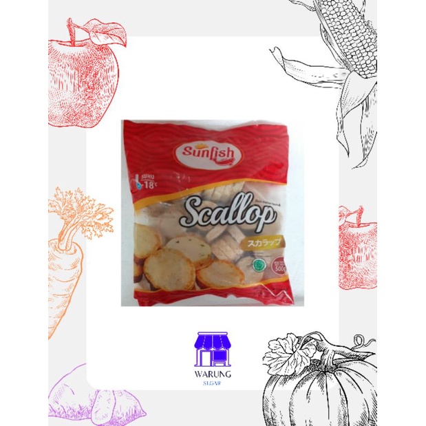 

SUNFISH SCALLOP 500G