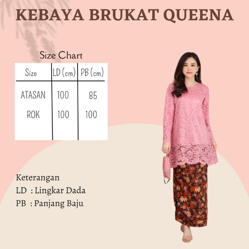 KEBAYA BRUKAT BROKAT SAFITRI (BISA COD)