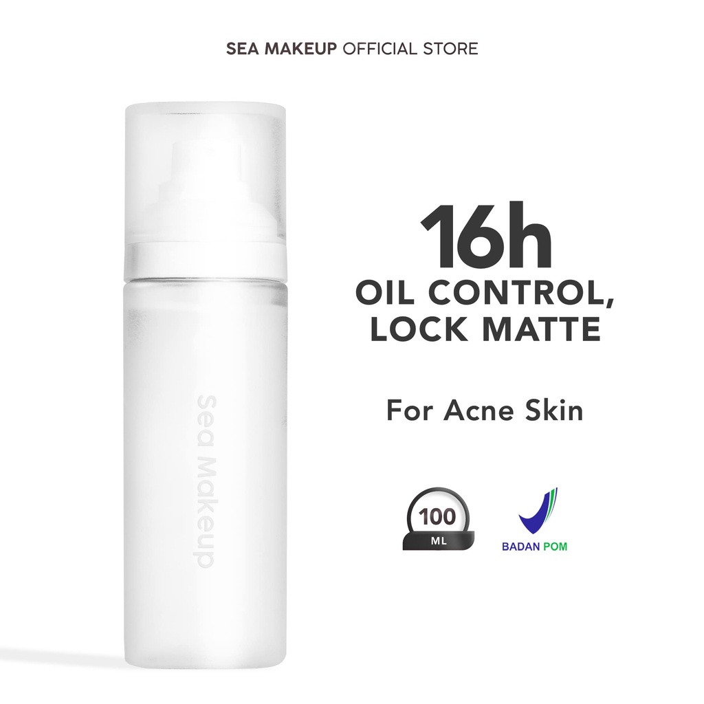 (BPOM) SEA MAKEUP Lock It Matte Acne Setting Spray
