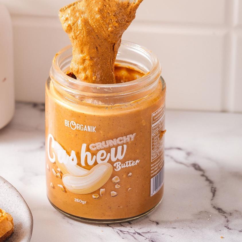 

♣ Beorganik Roasted Cashew Butter / Selai Kacang Mede 260Gr (Unsweetened, Gluten Free, Vegan) ♟
