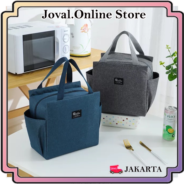 TAS BEKAL UKURAN BESAR / BIG LUNCH BAG / TAS BEKAL KANTOR / TAS BEKAL ANAK