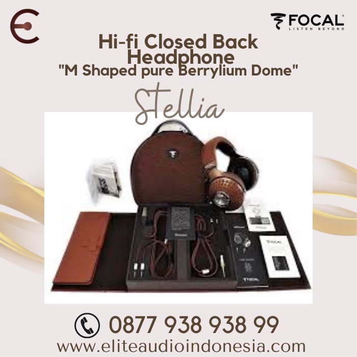 Focal Stellia Headphone Telinga Terbuka Kualitas Hi-Fi