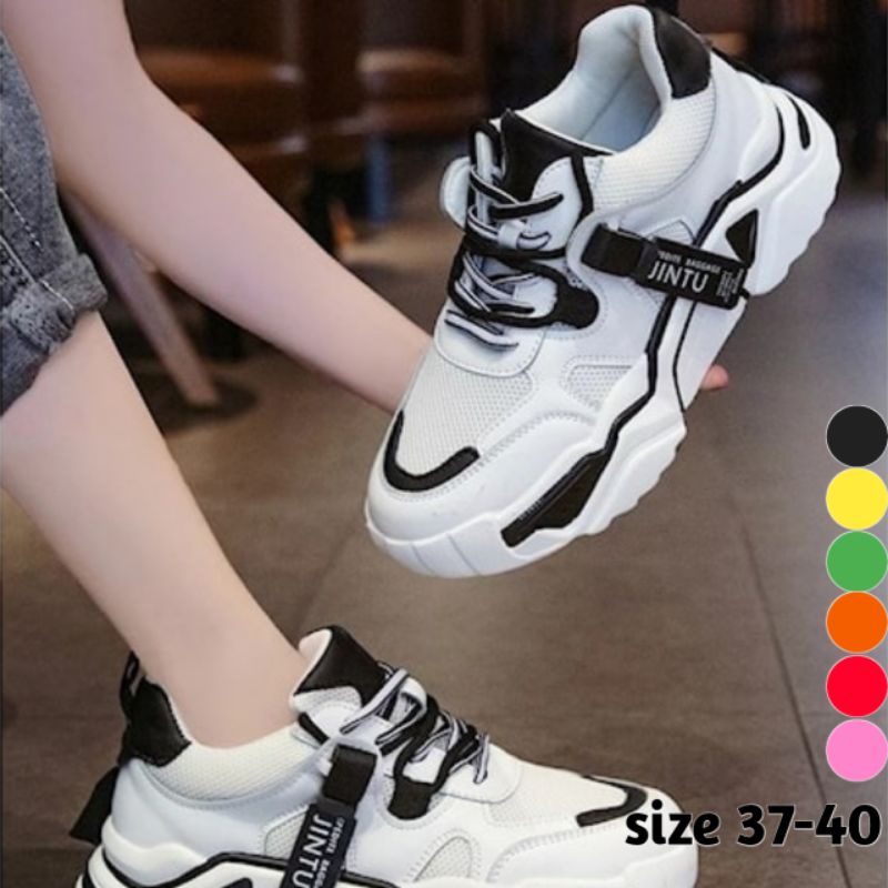 Sepatu sneakers wanita sport fashion model korea - sepatu lokal berkualitas sepatu jogger sepatu cas