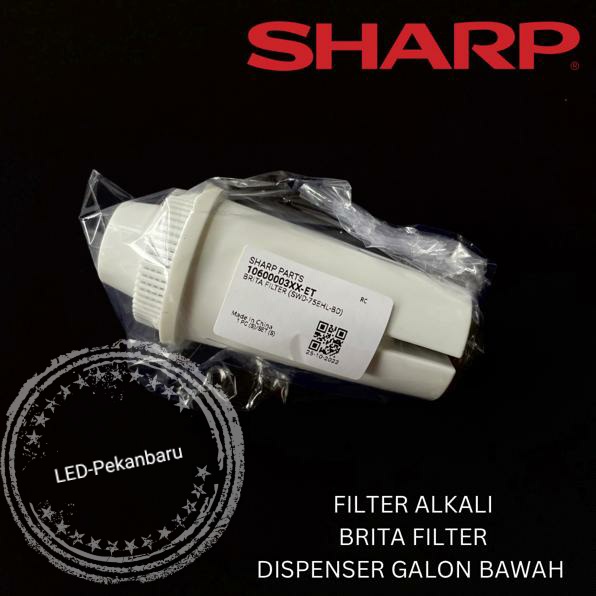 ORIGINAL BRITA FILTER ALKALI DISPENSER SHARP GALON BAWAH SWD-78EHL-SL FILTER AIR SWD-75EHL-BD SWD-88EHL-SL