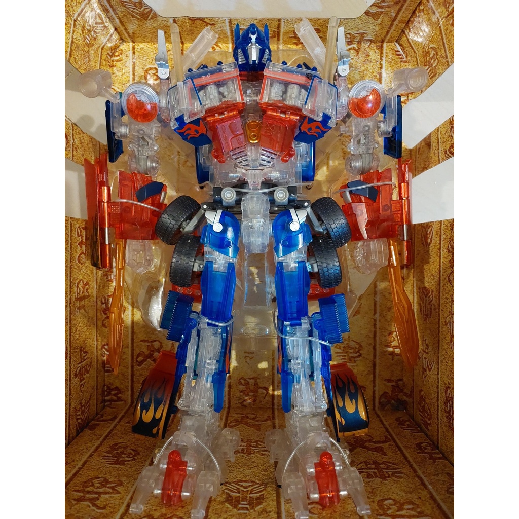 Transformers Optimus Prime Clear Rotf BIB