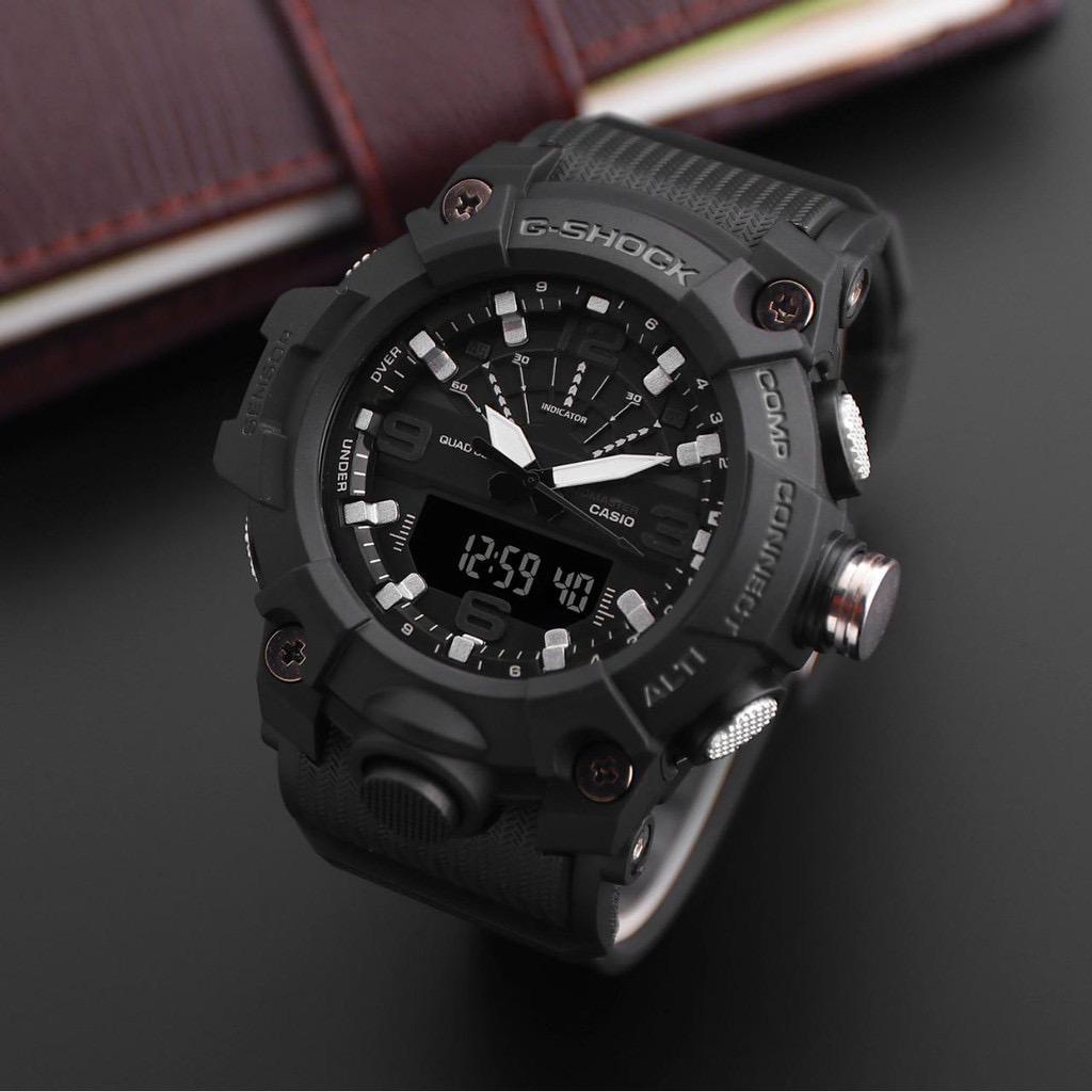 VIRALLL Jam tangan terbaru Casio Gshock GG B100 Jam sport dual time water resist