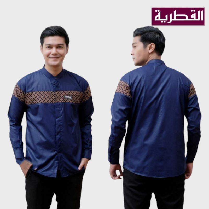 BAJU MUSLIM KOKO KURTA PRIA DEWASA LENGAN PANJANG KEMEJA PRIA PAKAIAN MUSLIM BAHAN TOYOBO PREMIUM