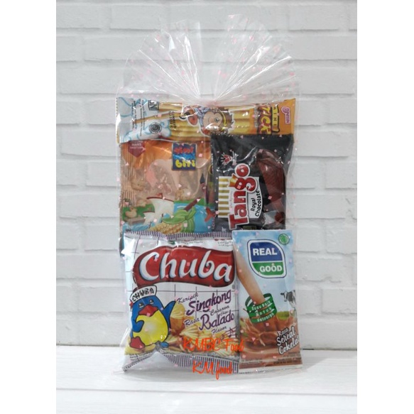 

10 Paket Goodie Bag Ulang Tahun - Bingkisan Hadiah Souvenir - Paket Snack H