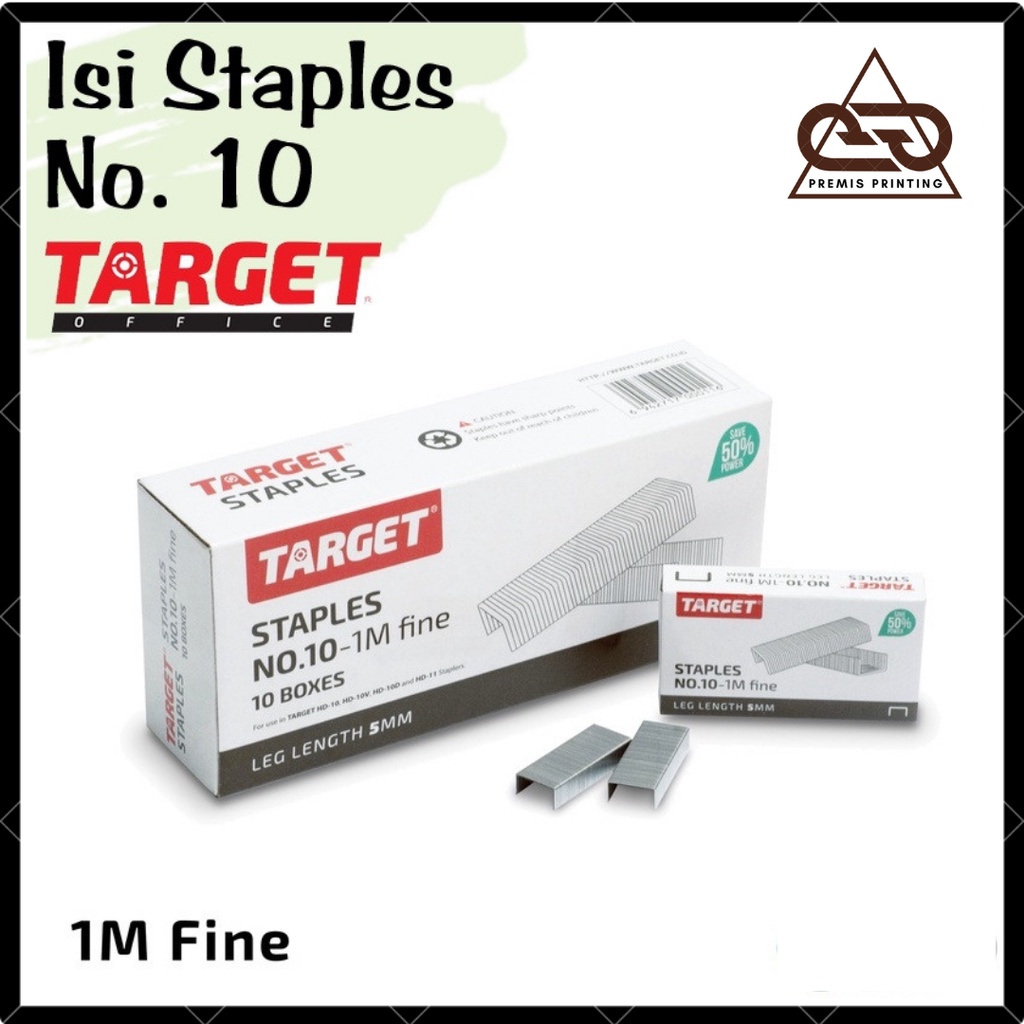 

Isi Staples Merk Target No. 10 (1pcs) / Isi Staples
