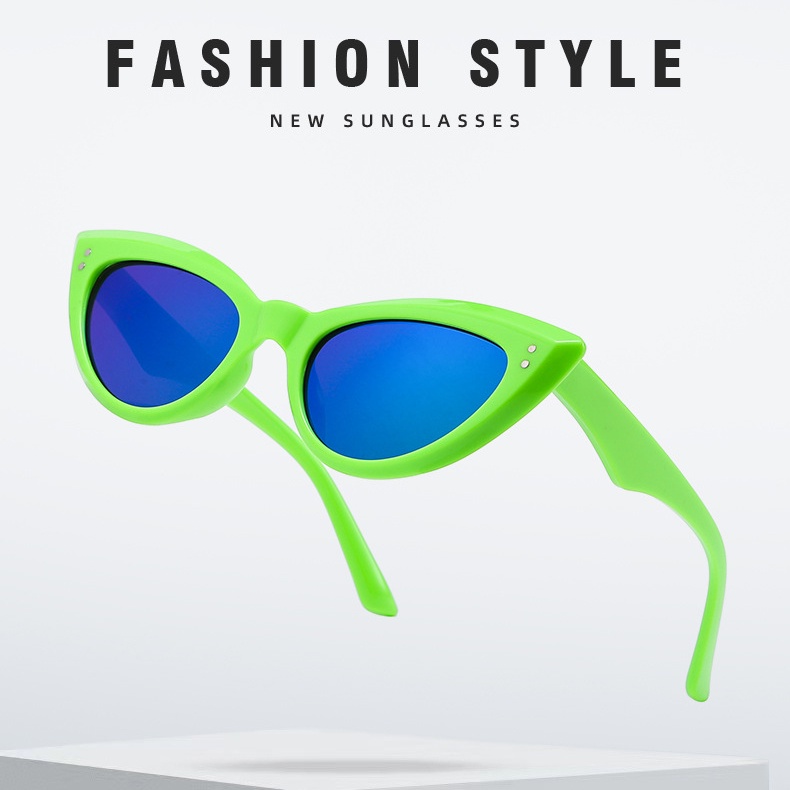 Aesthetic Shades Sunglasses UV400 Untuk Wanita/Pria Eyeglasses Colour