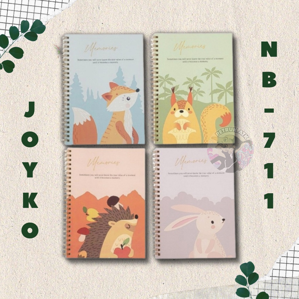 

[PCS] NOTEBOOK / BUKU NOTES SPIRAL A5 JOYKO NB-711*
