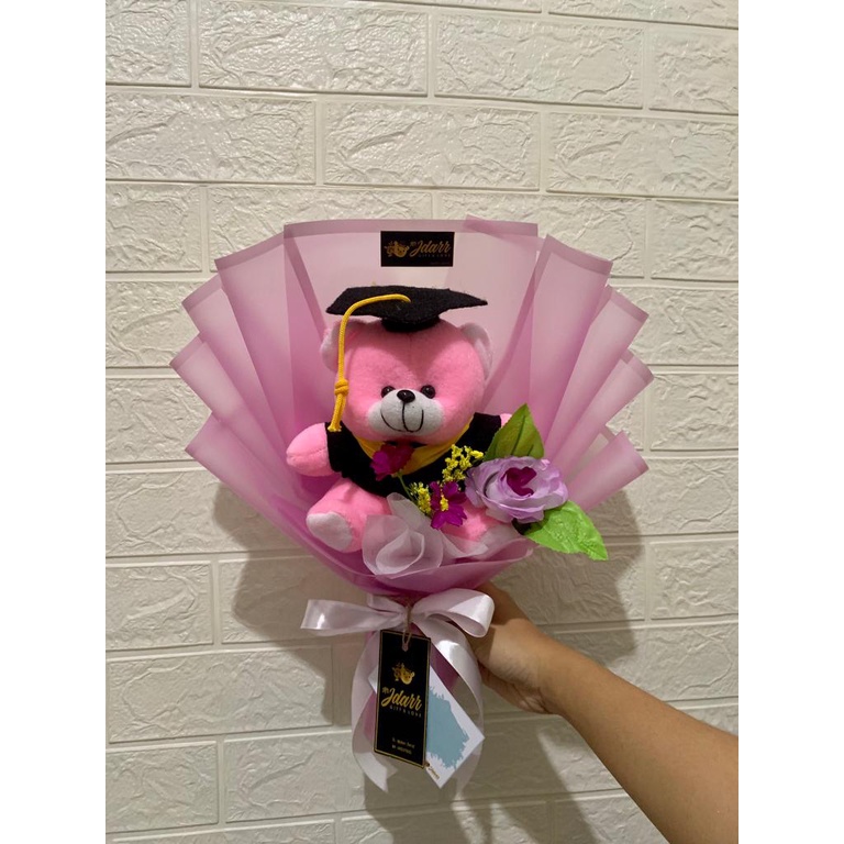 Bouket Boneka Wisuda Mini | Bouket Bunga | Premium Mini | Buket Premium Mini