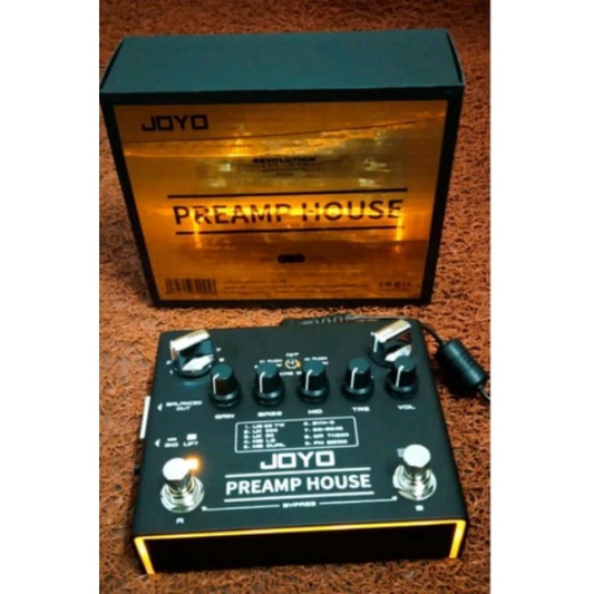 effect pedal joyo preamp house (preamp simulator) r-15 r15 r 15 efek joyo original